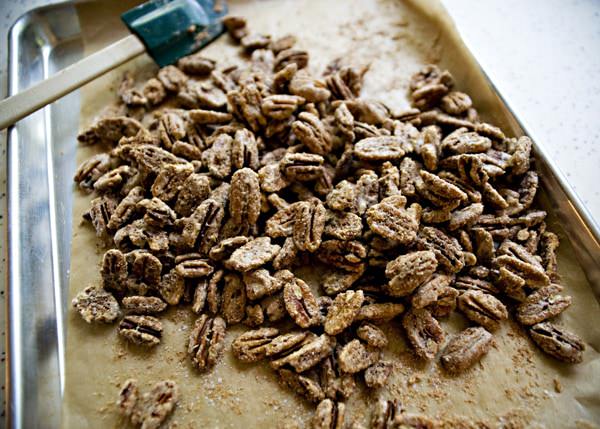 Easy Candied Pecans - Baked Bree