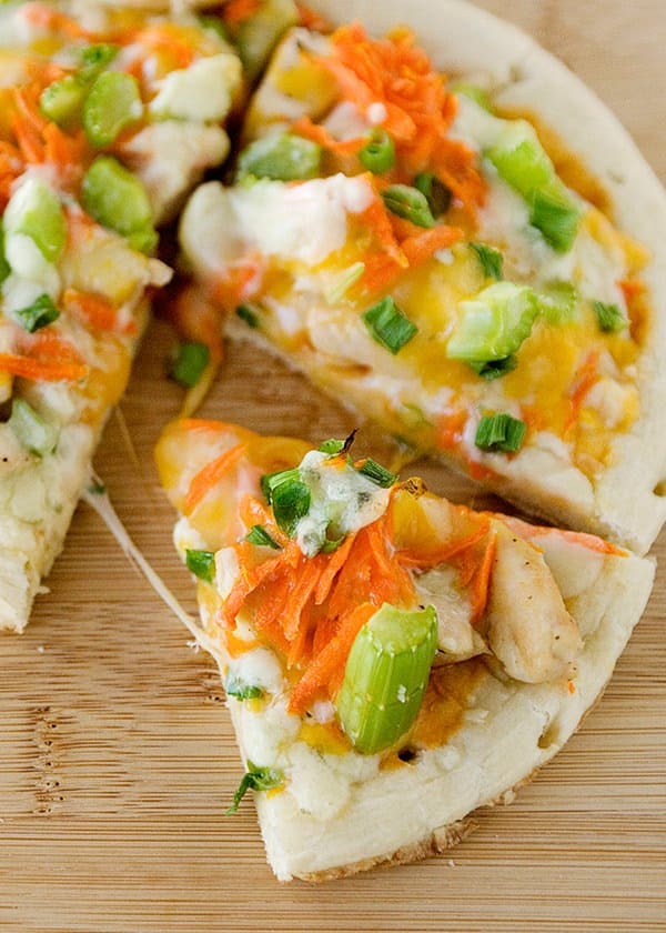 Buffalo Chicken Pizza - Baked Bree