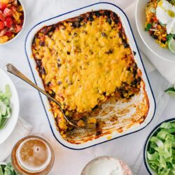 Easy Vegetarian Tamale Casserole Recipe