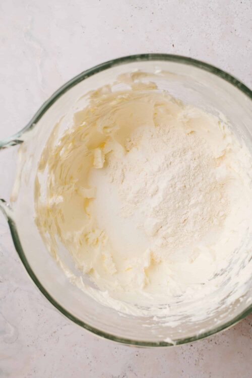 Creamy homemade butter in a glass mixing bowl, ready for baking or spreading. Perfect for baking recipes and homemade bread.