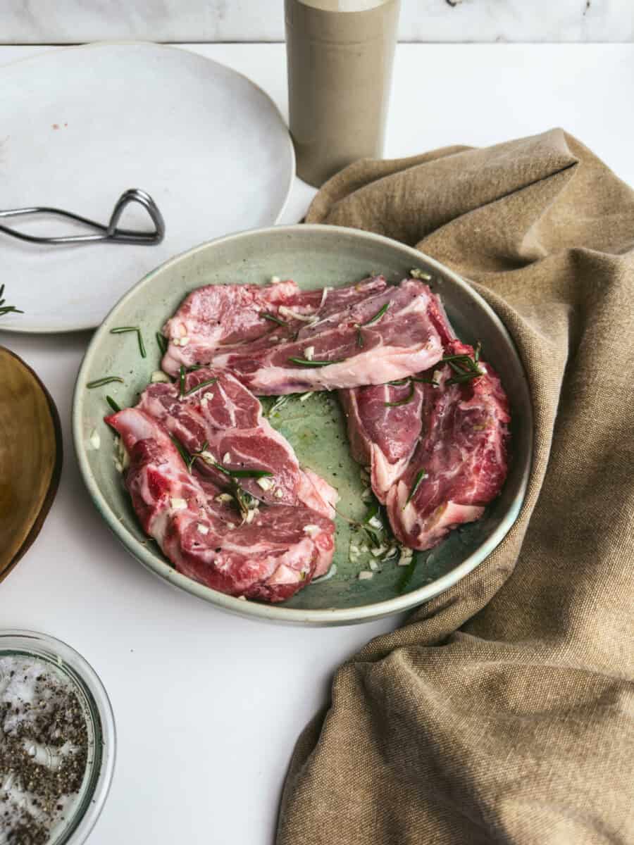 The Best Oven Baked Lamb Chops | Baked Bree