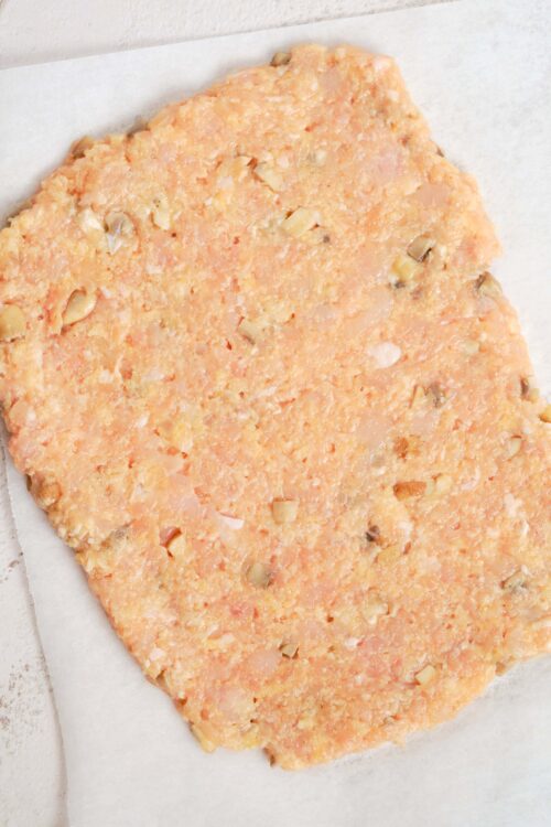 Buttered Garlic Croutons in Background, Fresh Baked Bread Snippet, Crusty French Bread Close-Up, French Baguette Sliced for Toast, Rustic Homemade Bread.