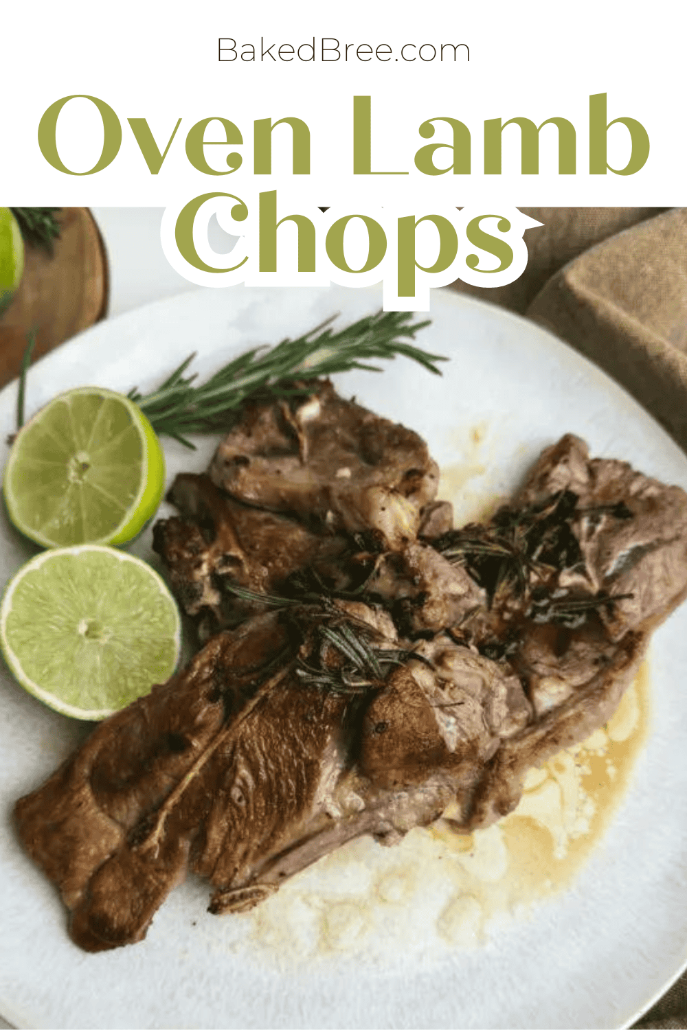 The Best Oven Baked Lamb Chops | Baked Bree