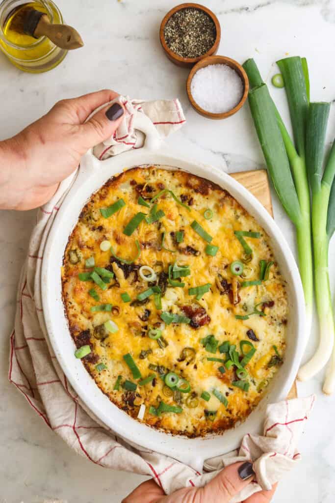 The Best Twice Baked Potato Casserole! | Baked Bree