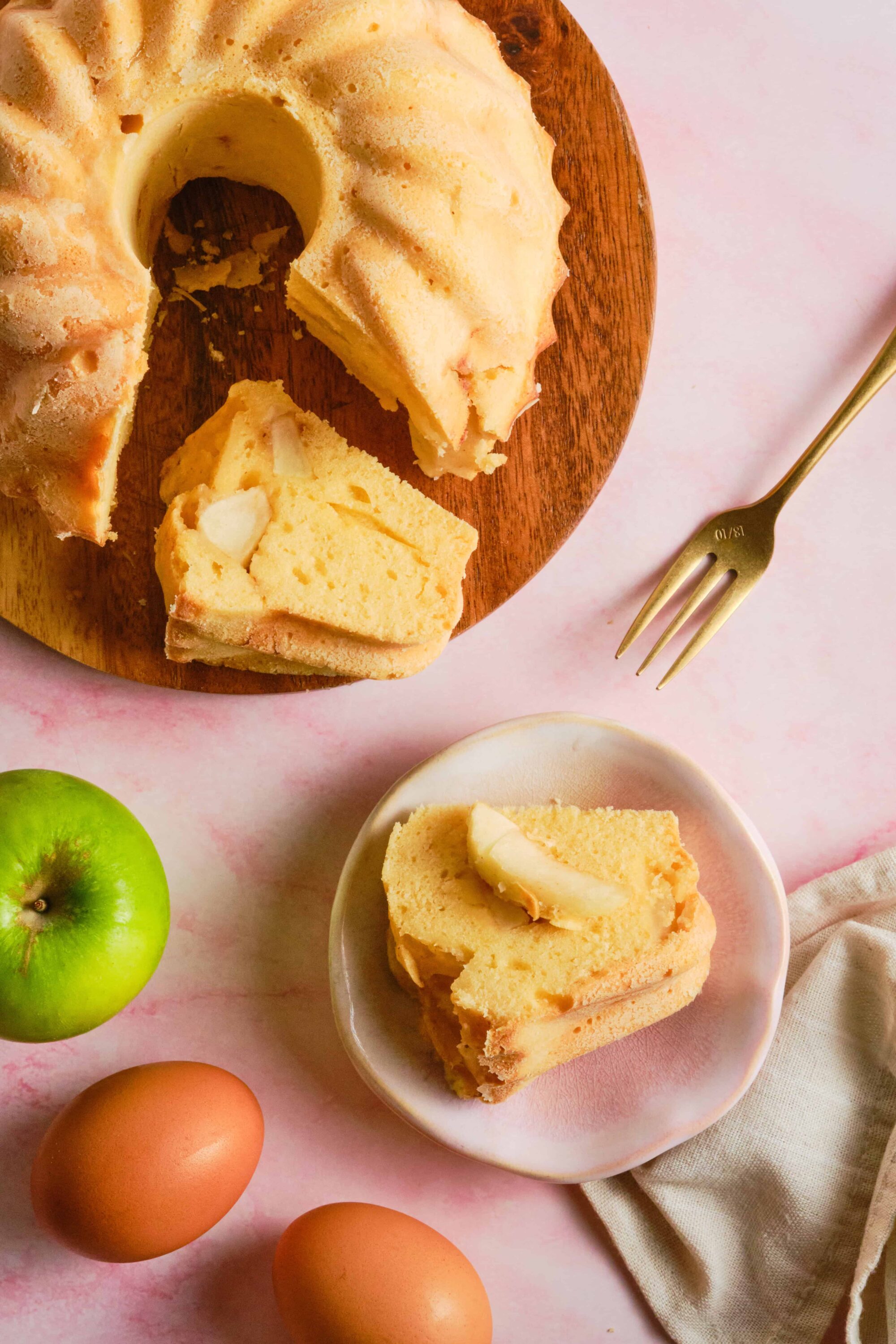 Buttermilk Pound Cake with fresh apples, easy homemade recipe, baked bree, moist and buttery dessert, perfect for brunch or special occasions.