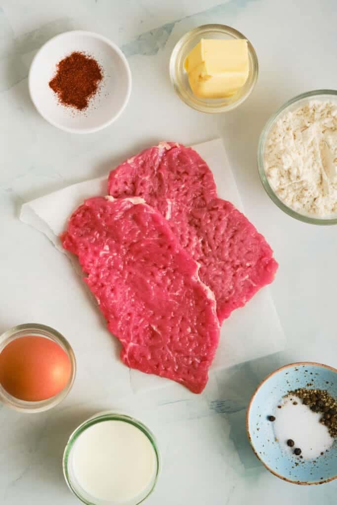 what cut of meat is chicken fried steak made from