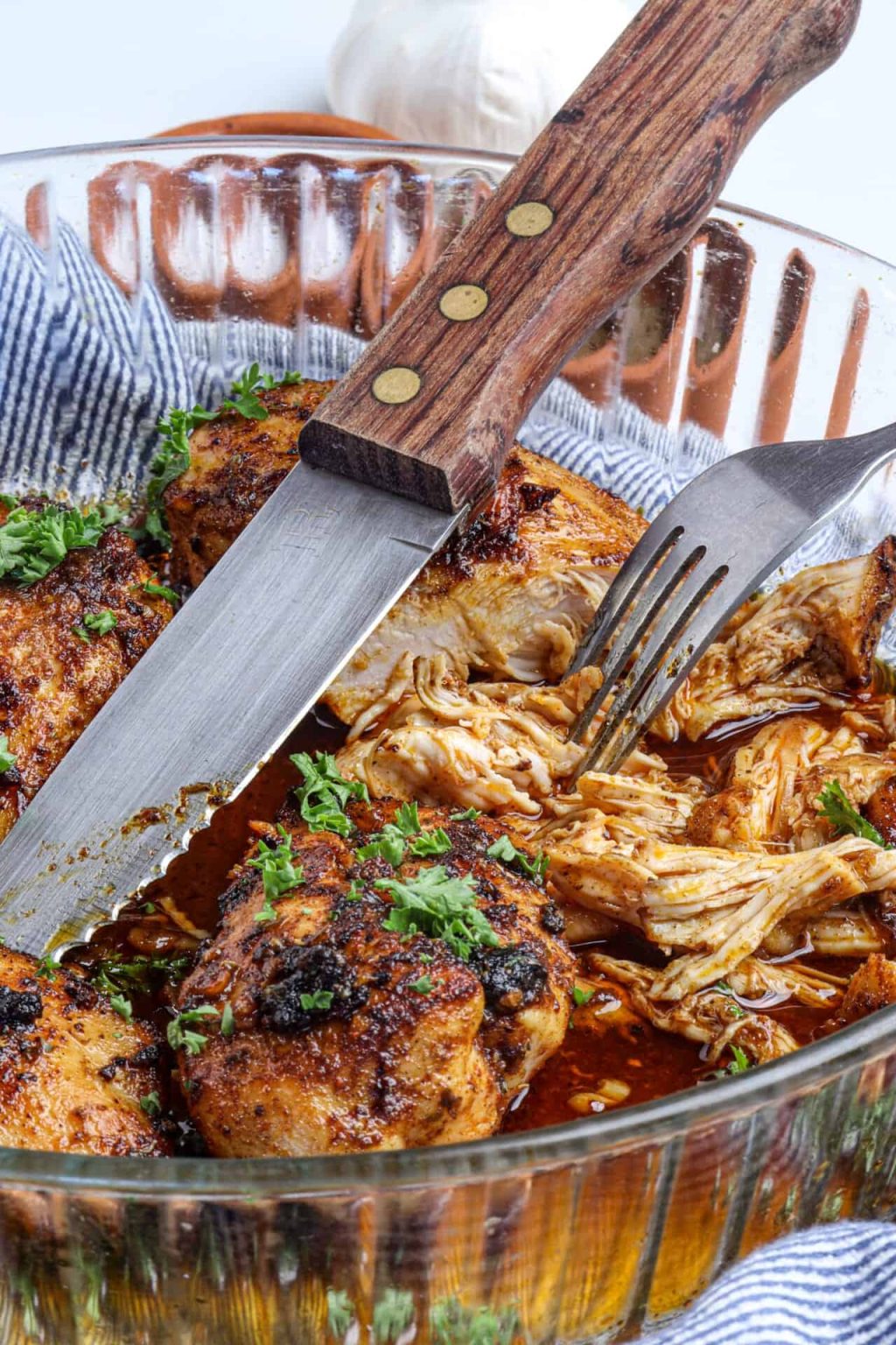 Garlic Butter Baked Chicken | Baked Bree