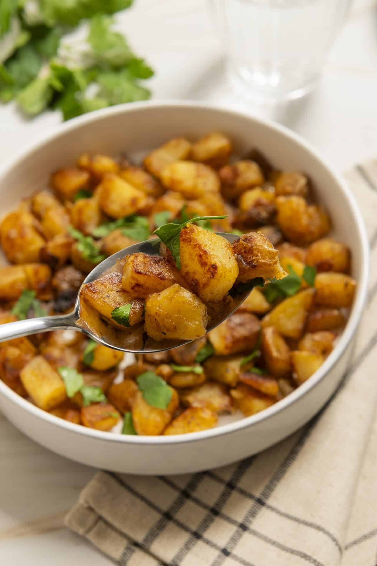 Skillet Breakfast Potatoes | Baked Bree