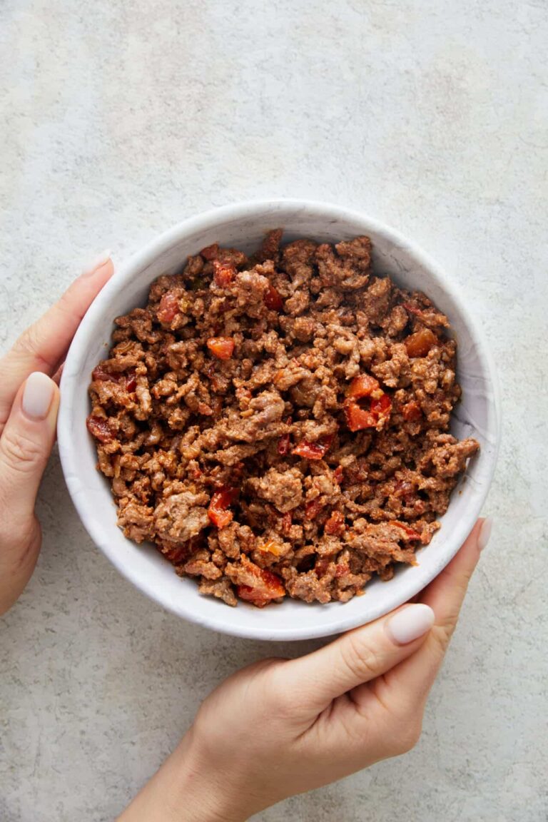 Crockpot Taco Meat Baked Bree