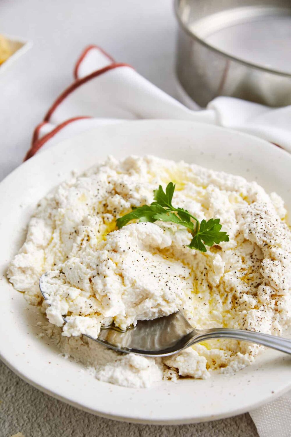Ricotta Cheese Recipe | Baked Bree