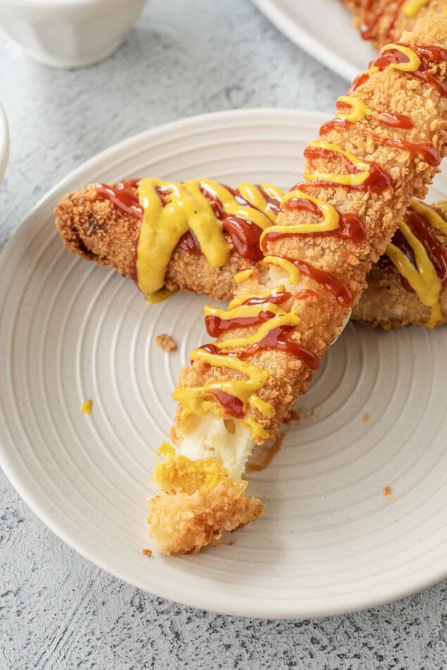 Korean Corn Dog Baked Bree