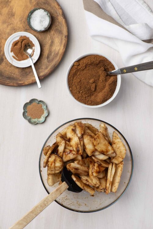 Ground cinnamon for baking and cooking.