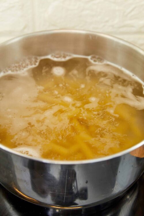 Butter melting in a saucepan, cooking process, culinary, sauce preparation.