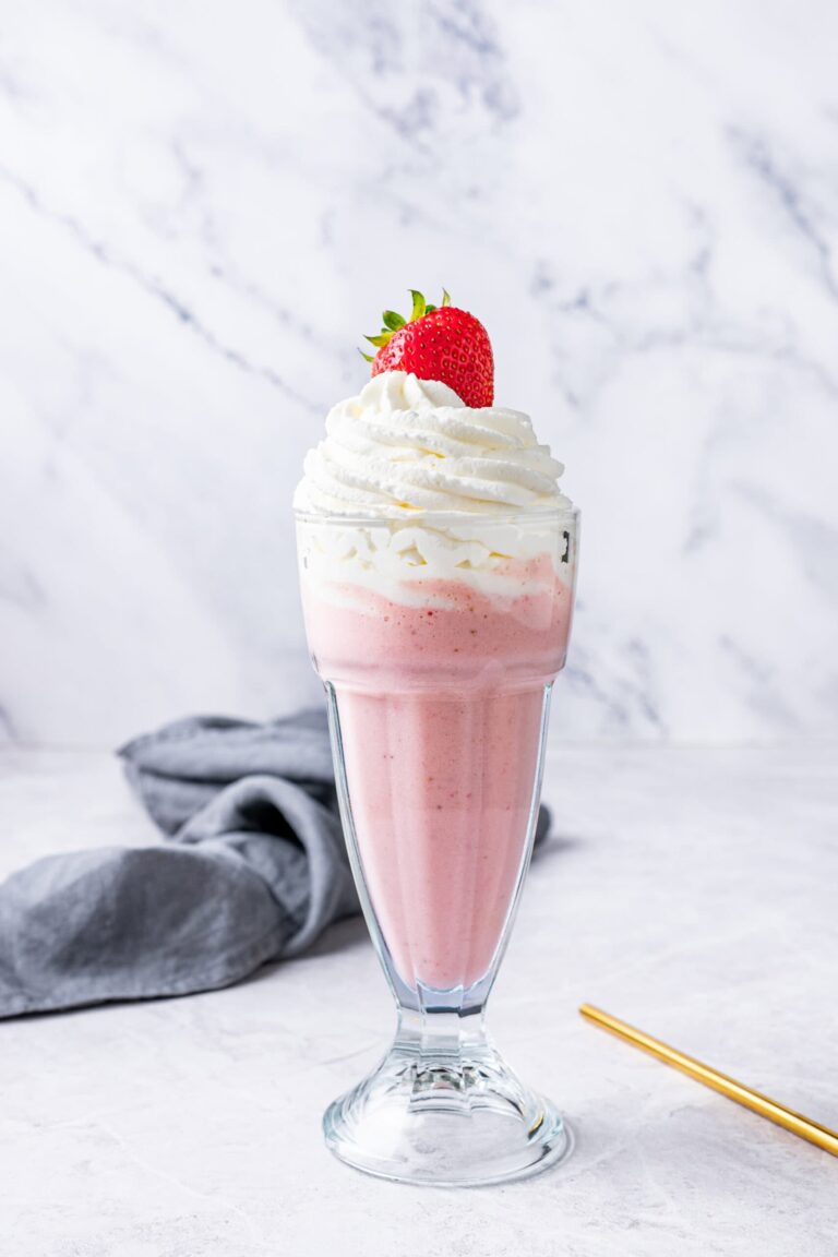 Strawberry Milkshake Baked Bree 