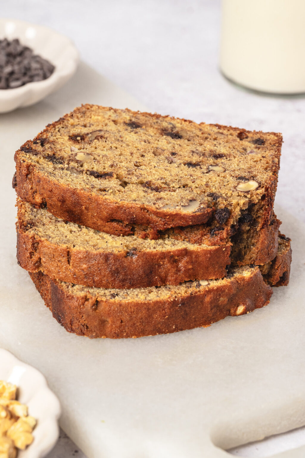 Chickpea Flour Banana Bread Baked Bree