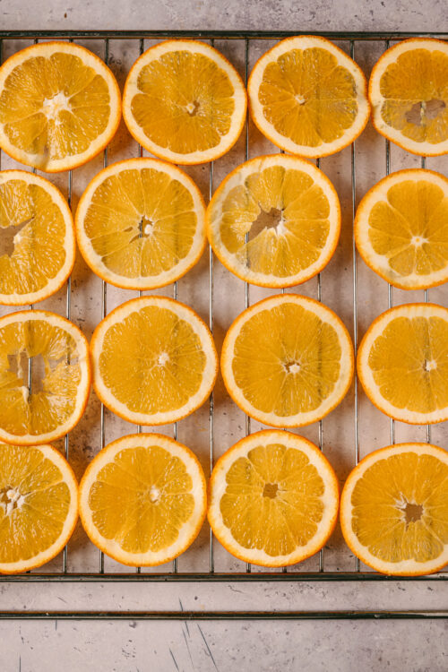 Dry Orange Slices step 3