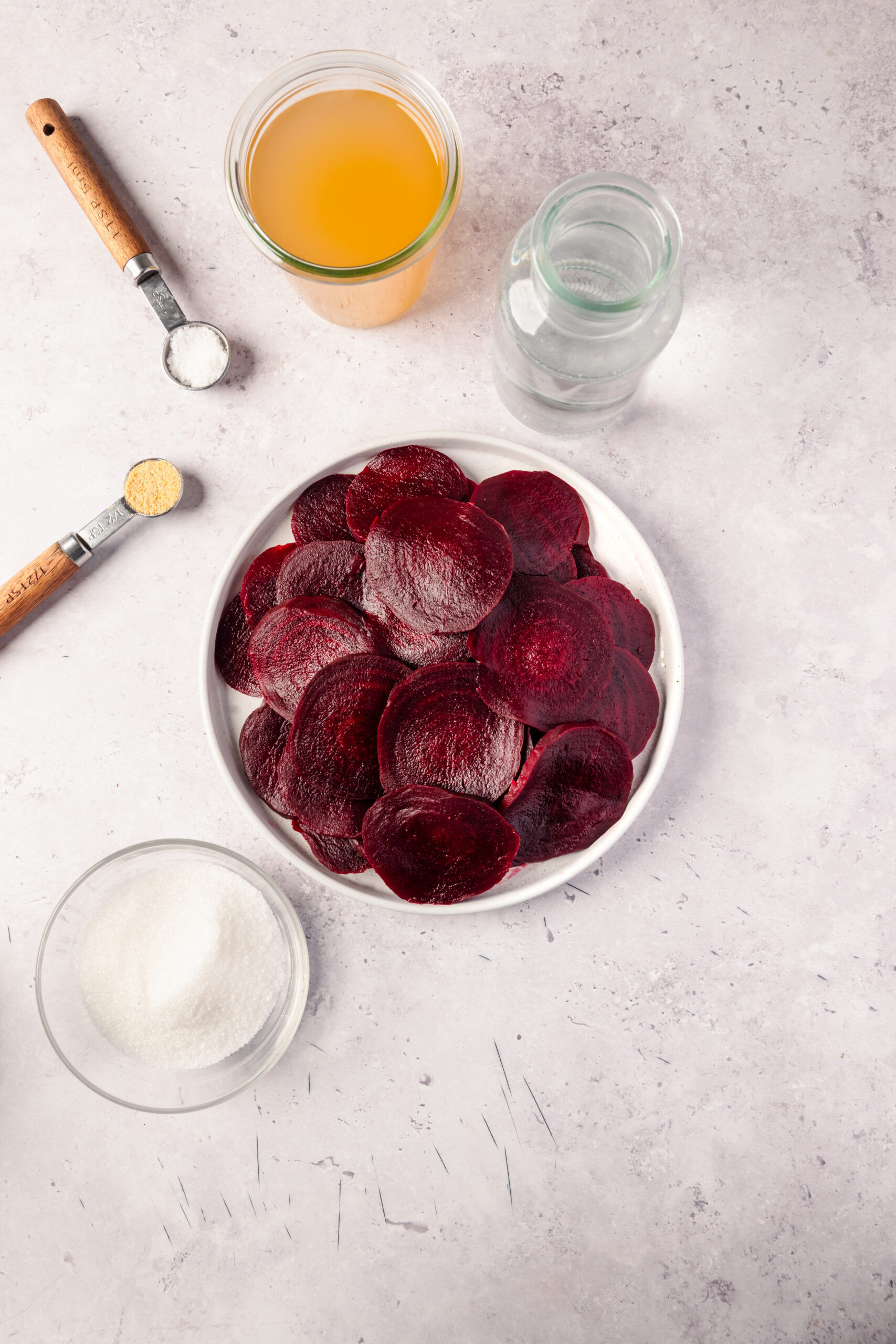 Pickled Beets ingredients from above