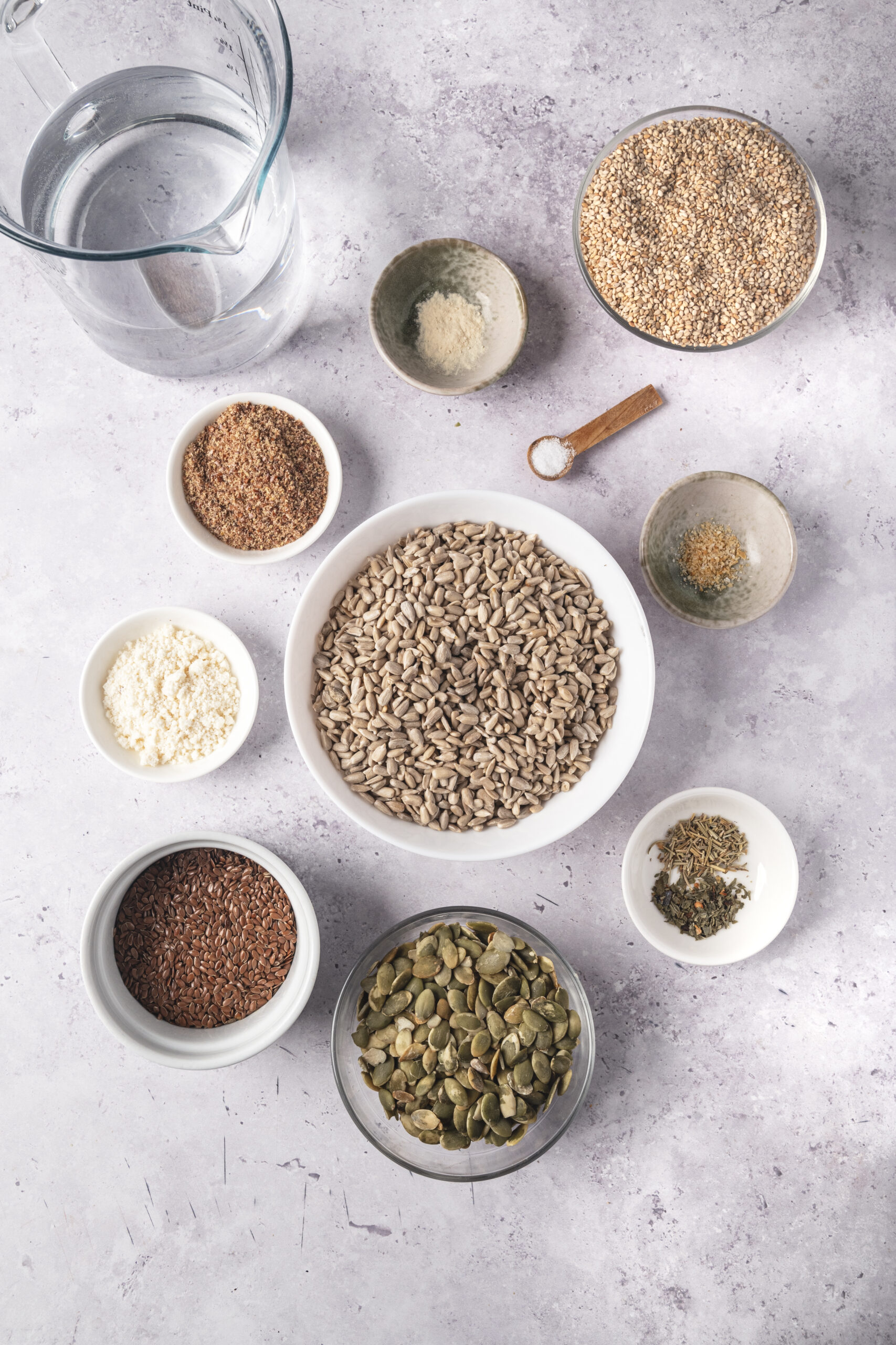 Seed Crackers Recipe - bakedbree